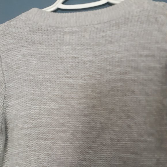 Grey Cable Knit Sweater - Picture 6 of 7